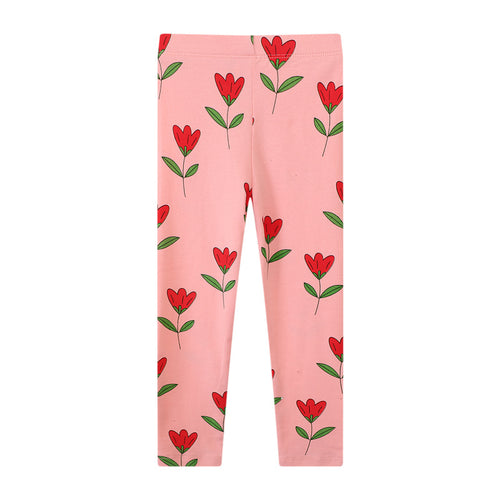 Mädchen Leggings mit verspieltem Blumenmuster EB