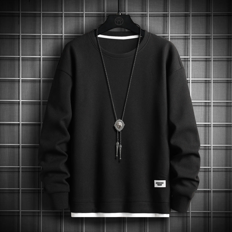 Herren lässiger Sweatshirt mit strukturiertem Stoff und modernem Schnitt EB
