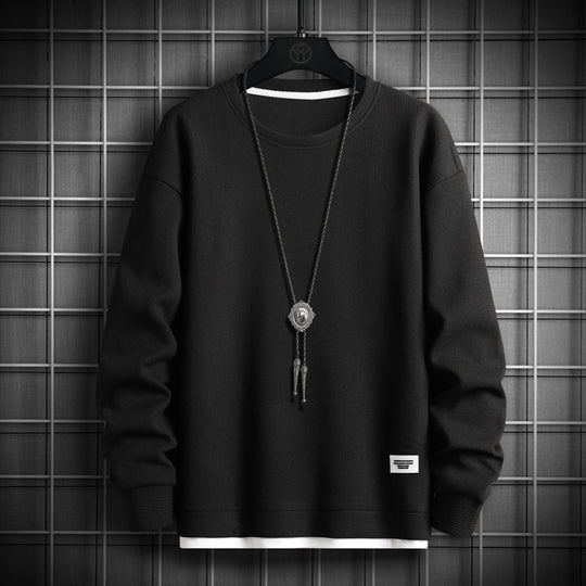Herren lässiger Sweatshirt mit strukturiertem Stoff und modernem Schnitt EB