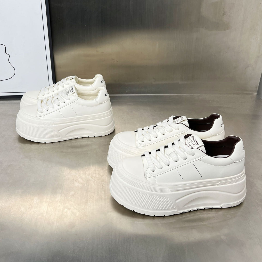 Damen Plateau-Sneaker mit verstärkter Laufsohle und atmungsaktivem Obermaterial EB