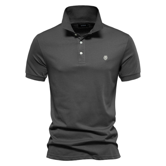 Herren Polo-Shirt mit feiner Piqué-Struktur und klassischem Kragen EB