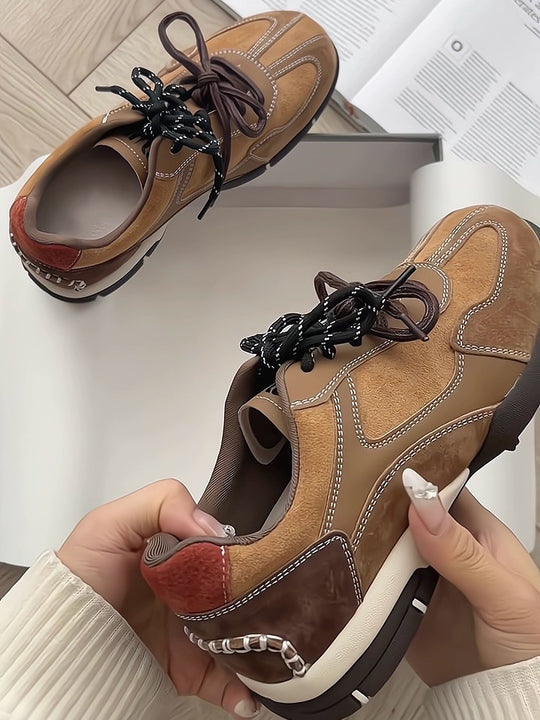 Damen Sportliche Sneaker mit bequemer Polsterung und modischem Obermaterial EB