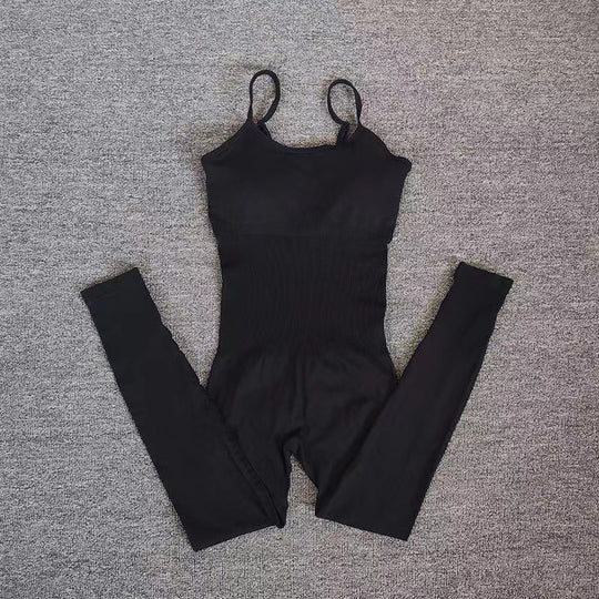 Damen Funktionsstrumpfhose mit Spaghettiträgern und hohem Bund EB