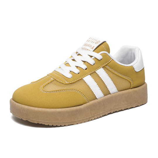 Damen Sportliche Sneaker mit flexibler Sohle und atmungsaktiver Mesh-Oberfläche EB
