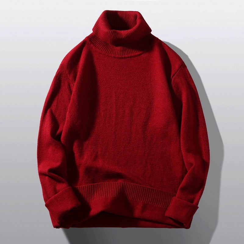Herren bequemer Rollkragenpullover EB
