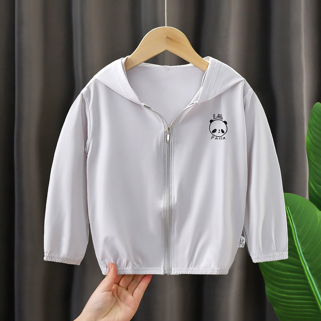 Unisex nan leichte Kapuzenjacke für Kleinkinder mit Reißverschluss und elastischen Bündchen EB