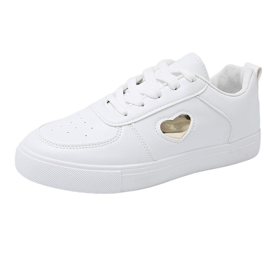 Damen Sneakers mit Herzdetails und komfortabler Dämpfung EB