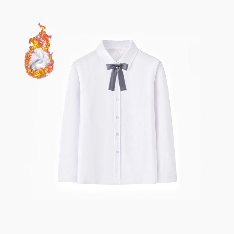 Damen Elegantes Langarmhemd mit weicher Innenseite EB