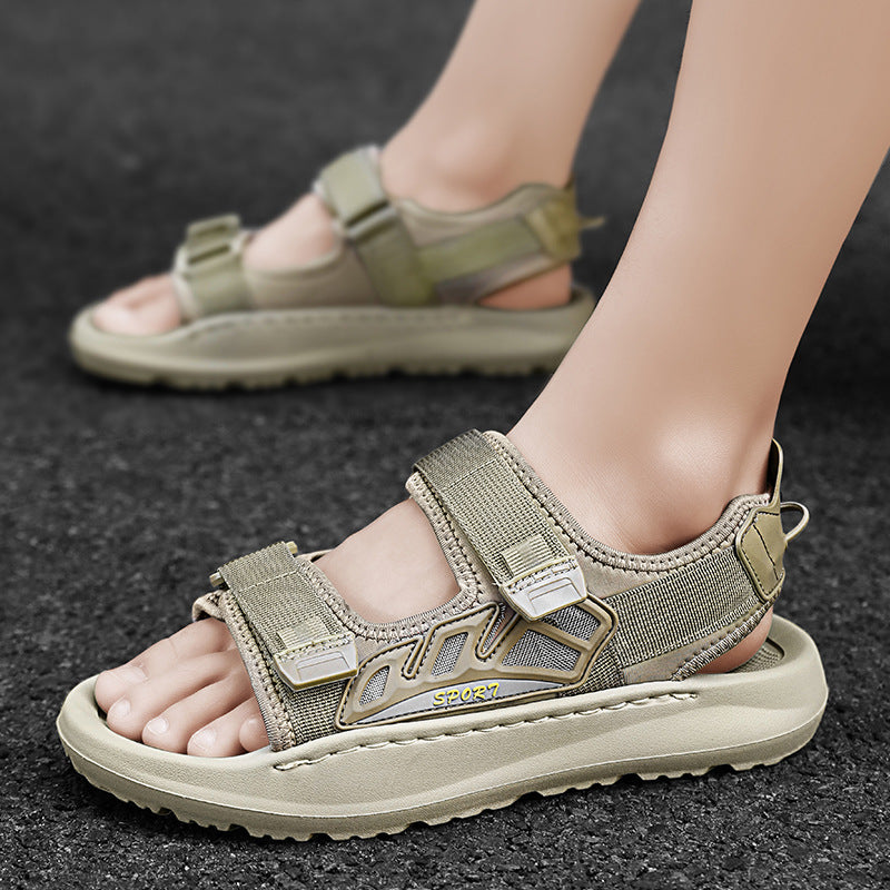 Damen Funktionale Sport-Sandalen mit verstellbarem Riemensystem und rutschfester Sohle EB