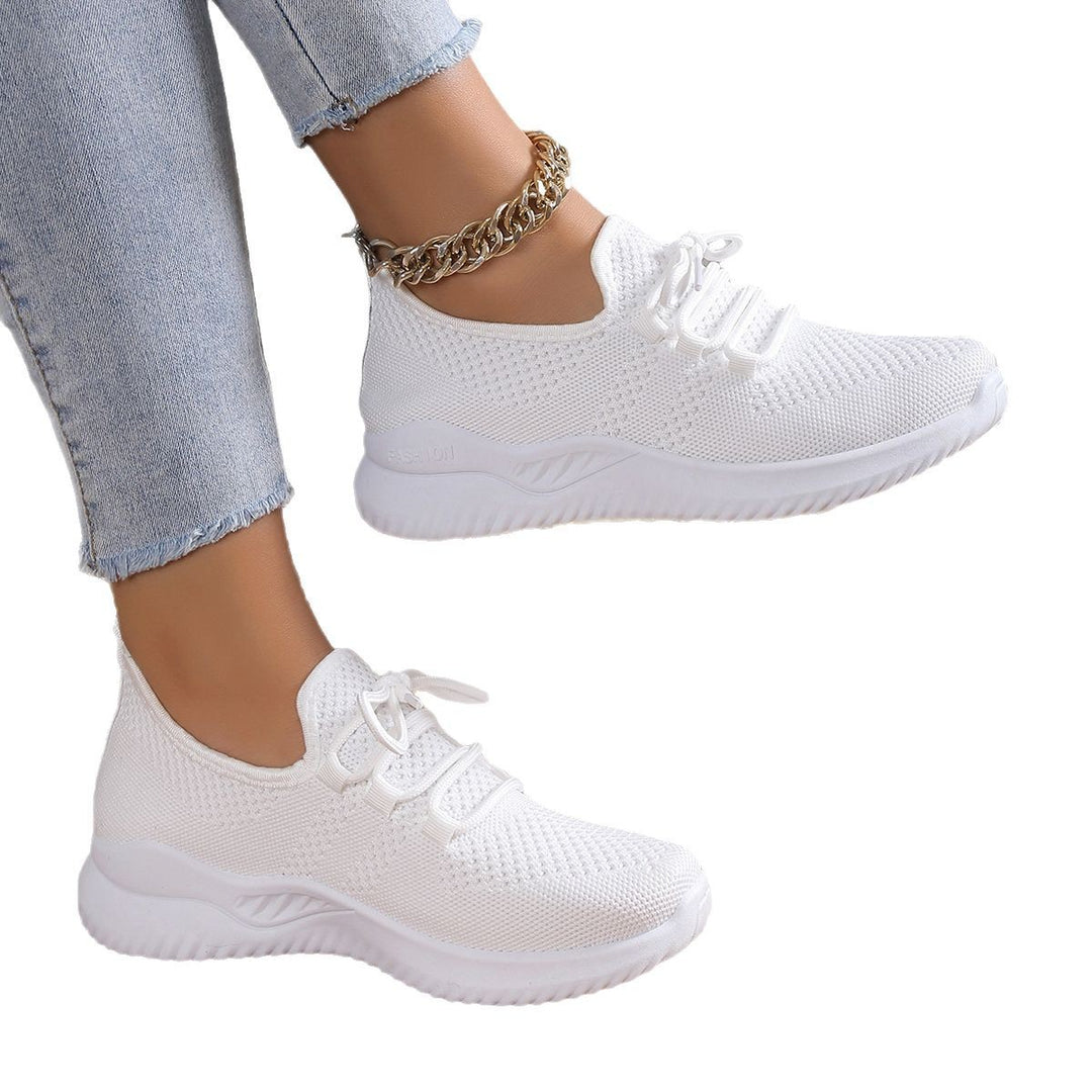 Damen Atmungsaktive Sport-Sneaker mit elastischem Mesh-Obermaterial EB