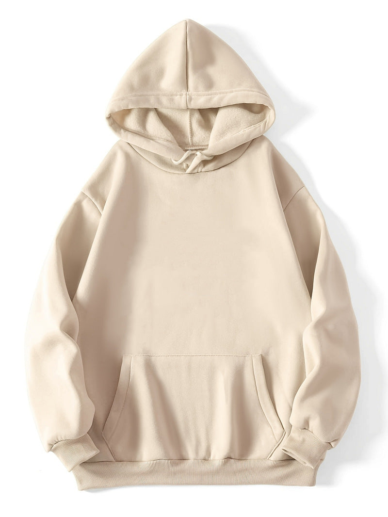 Damen Oversized Kapuzenpullover mit Kängurutasche EB