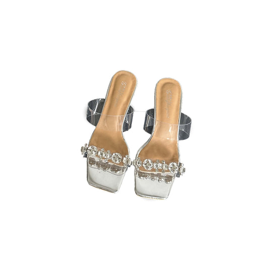 Damen Glamouröse Sandalen mit funkelnden Akzenten EB