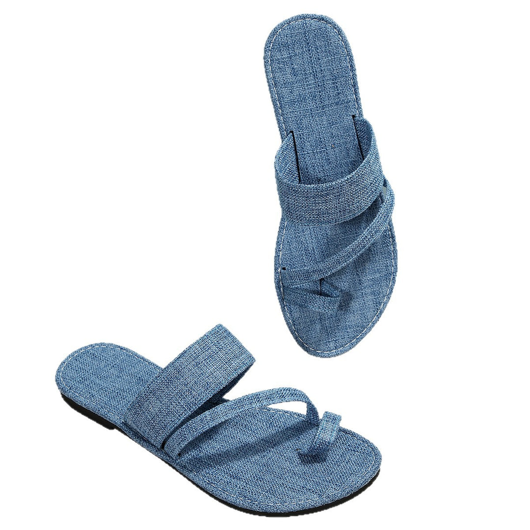 Damen Komfortable Sommer-Sandalen mit elastischen Riemen EB