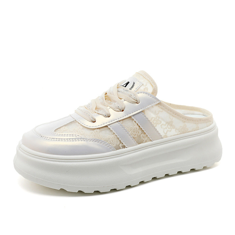 Damen bequeme Freizeitschuhe mit großzügigem Fersenbereich und modischem Design EB