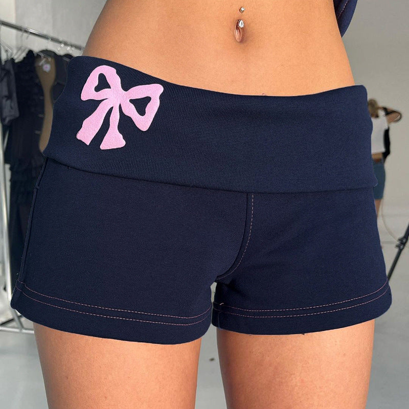 Damen Sportliche Shorts mit hohem Bund EB