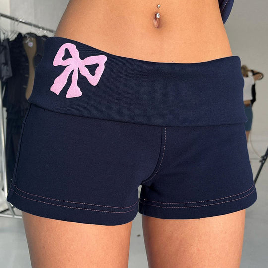 Damen Sportliche Shorts mit hohem Bund EB