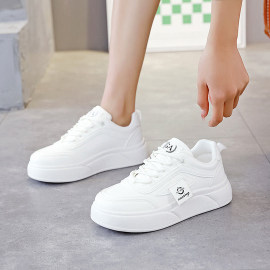 Damen modische Freizeitsneaker mit atmungsaktivem Obermaterial und rutschfester Sohle EB