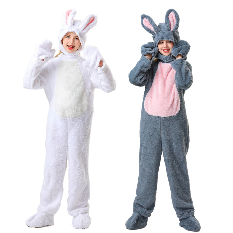Mädchen Plüsch Hase Kostüm EB