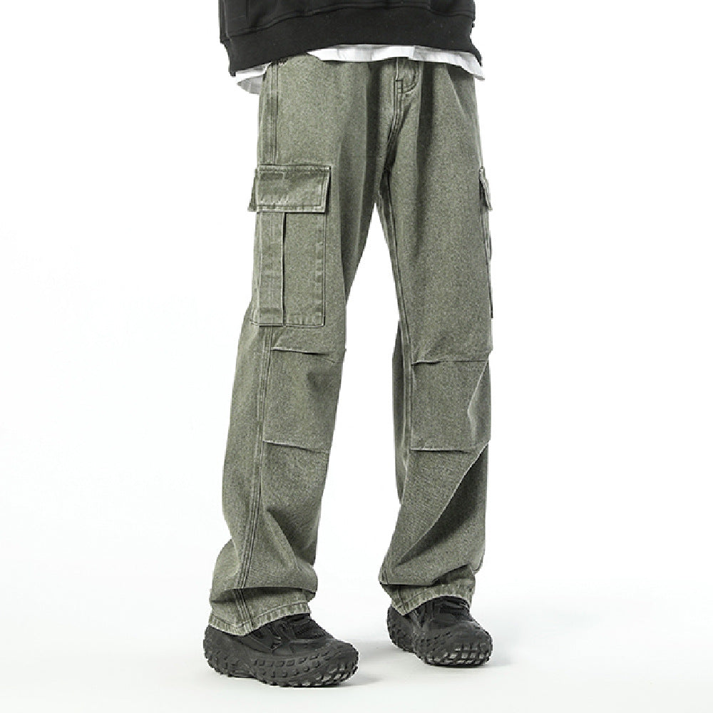 Herren Cargo-Hose mit vielseitigen Taschen und bequemem Schnitt EB