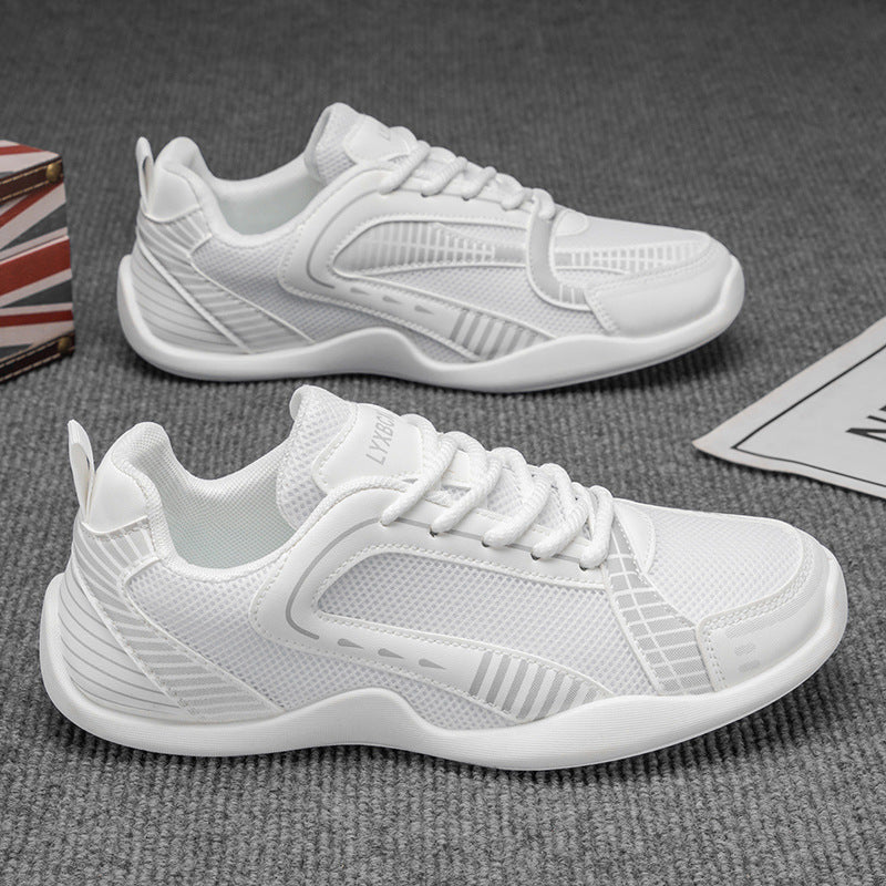 Damen Sportliche Sneaker mit atmungsaktiven Mesh-Elementen und rutschfester Sohle EB