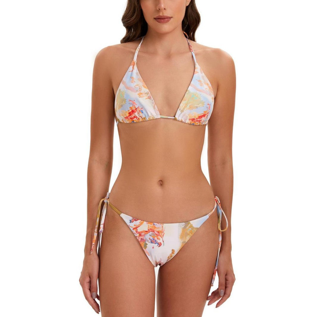 Damen Sportlicher Longsleeve Bikini-Set EB