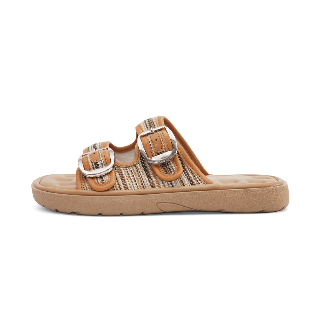Damen Clogs mit elegantem Doppelschnallen-Design und komfortablem Fußbett EB