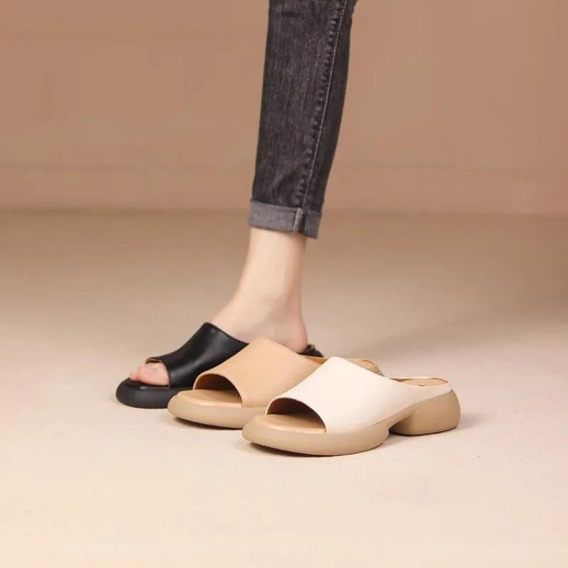 Damen Komfortable Mules mit elegantem Schnitt und rutschfester Sohle EB