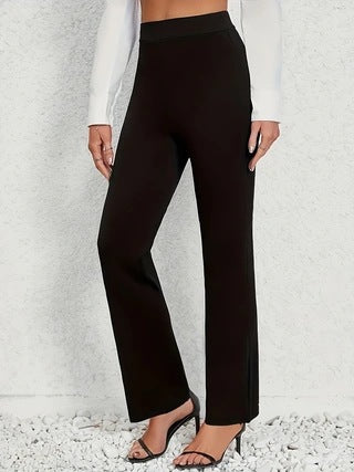 Damen elegante Flared-Hose EB