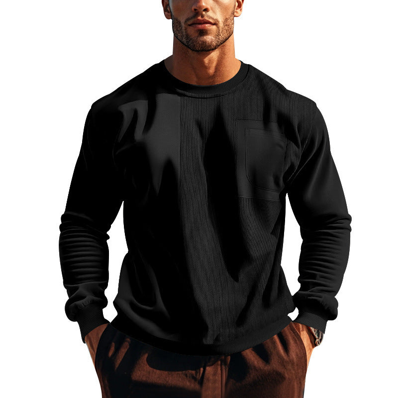 Herren Sweatshirt mit strukturierter Front EB