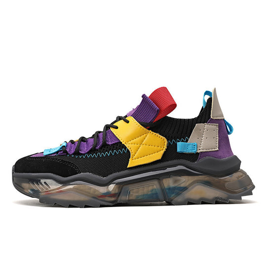 Damen Modische Outdoor-Sneaker mit atmungsaktiver Mesh-Oberfläche und rutschfester Sohle EB