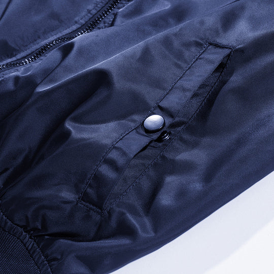 Herren leichte Nylon-Bomberjacke im Pilotenschnitt mit Ärmeltasche EB