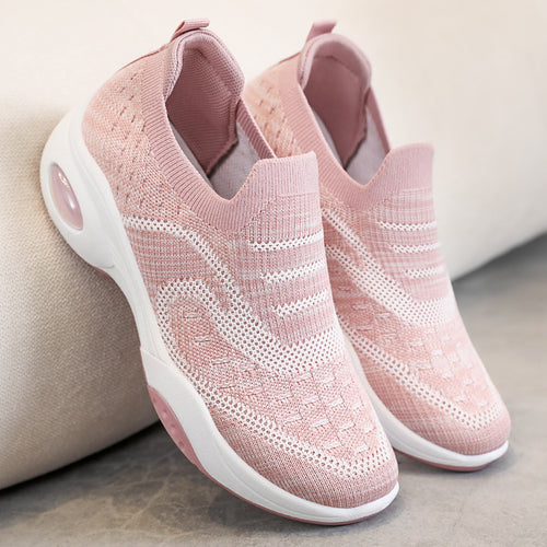 Damen Bequeme und atmungsaktive Slip-On Sneakers mit innovativer Dämpfung EB