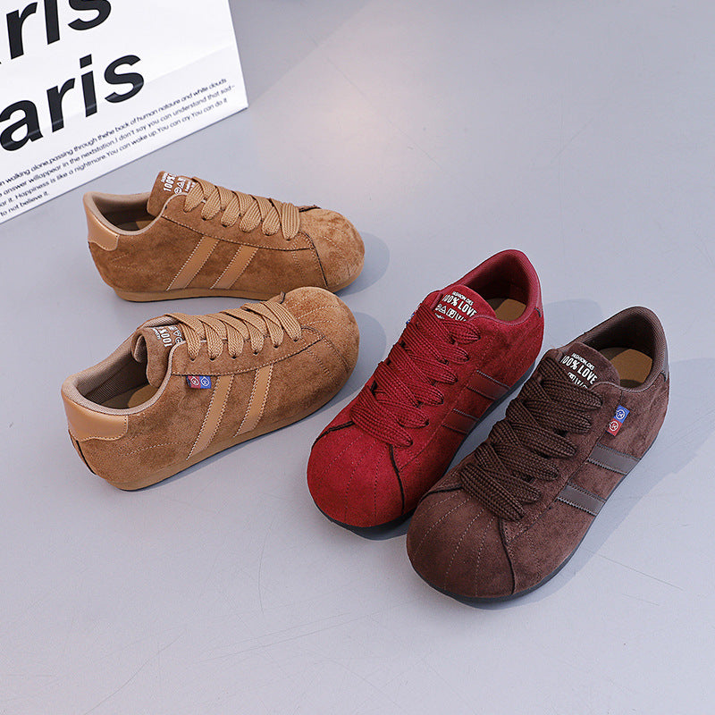 Damen Sneaker aus Rauleder mit komfortablem Fußbett EB
