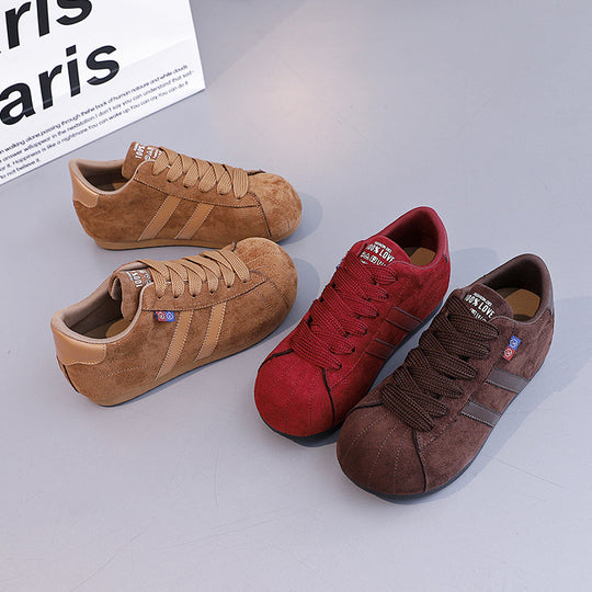 Damen Sneaker aus Rauleder mit komfortablem Fußbett EB