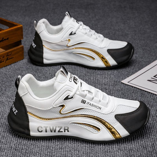 Damen Modische Sneakers mit atmungsaktiver Mesh-Oberfläche und stabiler Dämpfung EB
