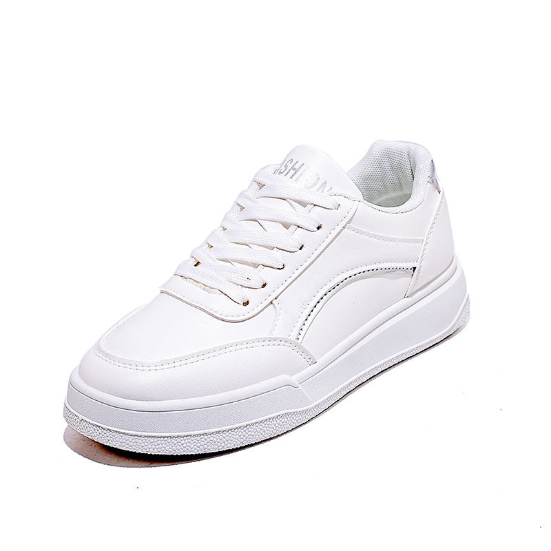 Damen Sportliche Sneakers mit elegantem Metallic-Akzent und bequemer Dämpfung EB