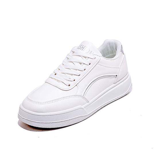 Damen Sportliche Sneakers mit elegantem Metallic-Akzent und bequemer Dämpfung EB