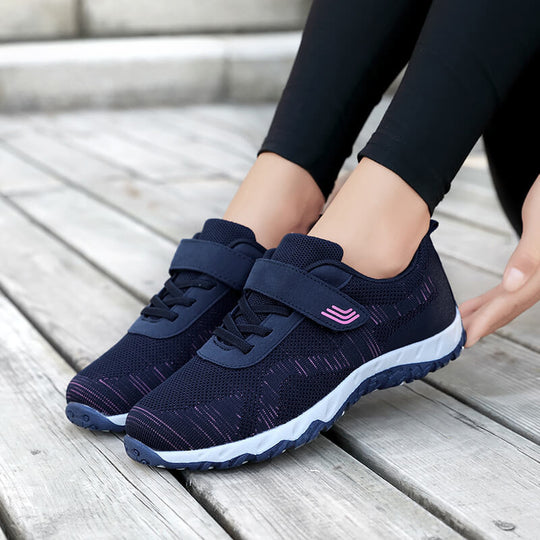 Damen Sportliche Freizeitschuhe mit verstellbarem Klettverschluss und rutschfester Sohle EB