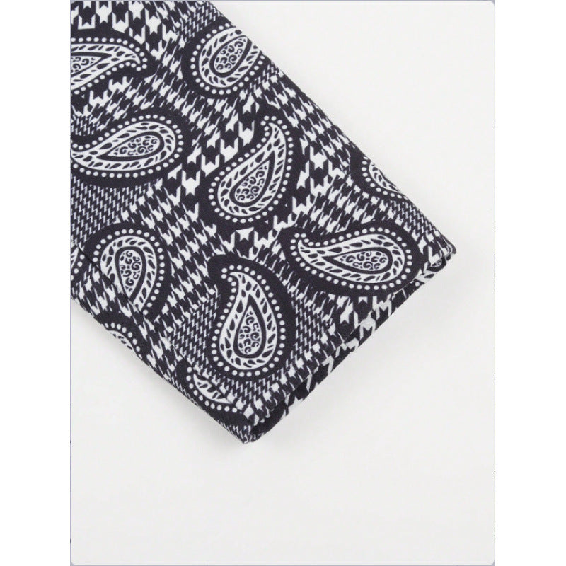 Damen Blazer mit modischem Paisleymuster und tailliertem Schnitt EB
