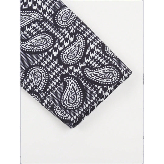 Damen Blazer mit modischem Paisleymuster und tailliertem Schnitt EB