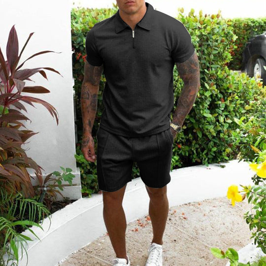 Herren Poloshirt und Shorts Set EB
