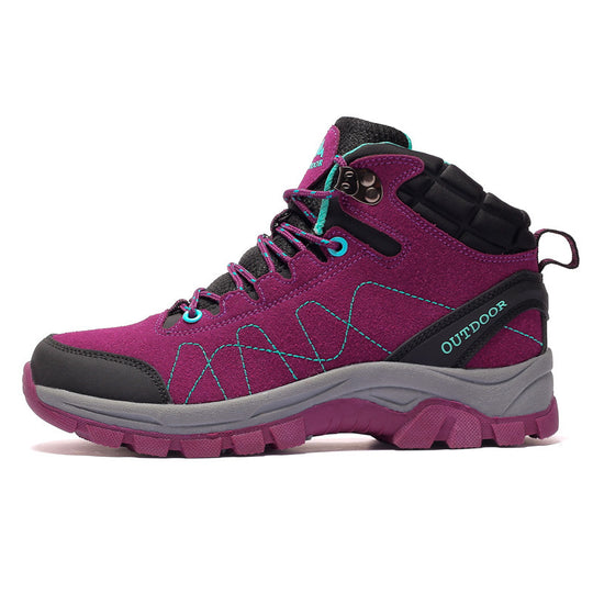 Damen robuste Wanderschuhe mit wasserdichtem Obermaterial und rutschfester Sohle EB