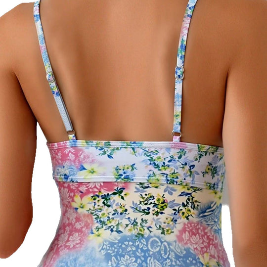 Damen Badeanzug mit femininer Rüschendetails EB