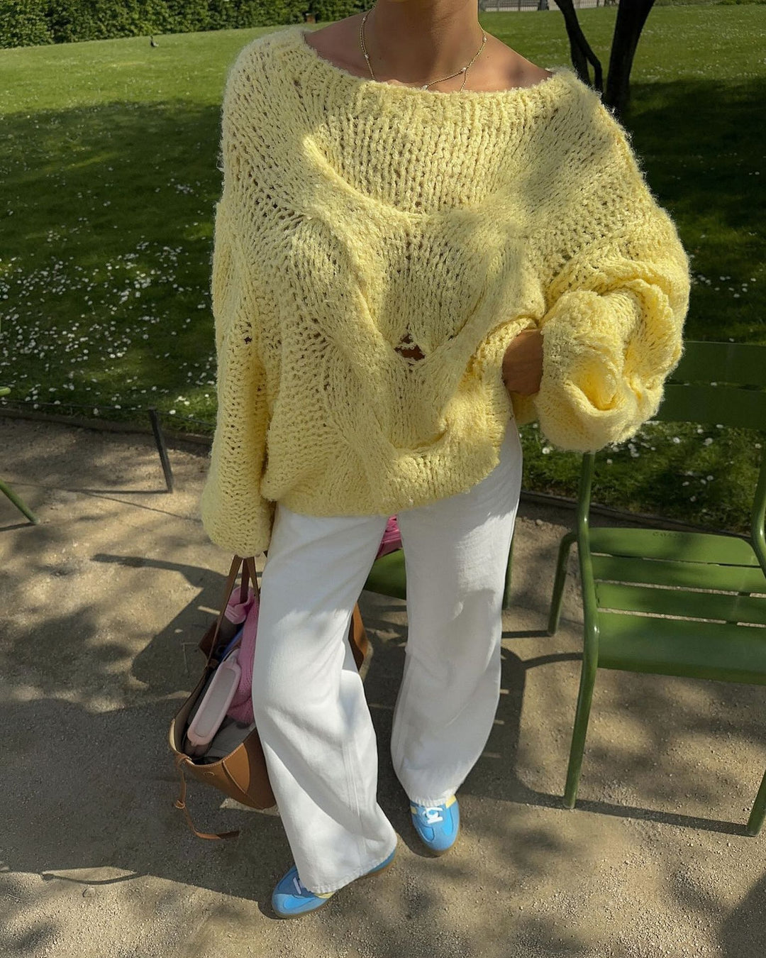 Damen Oversized Strickpullover EB