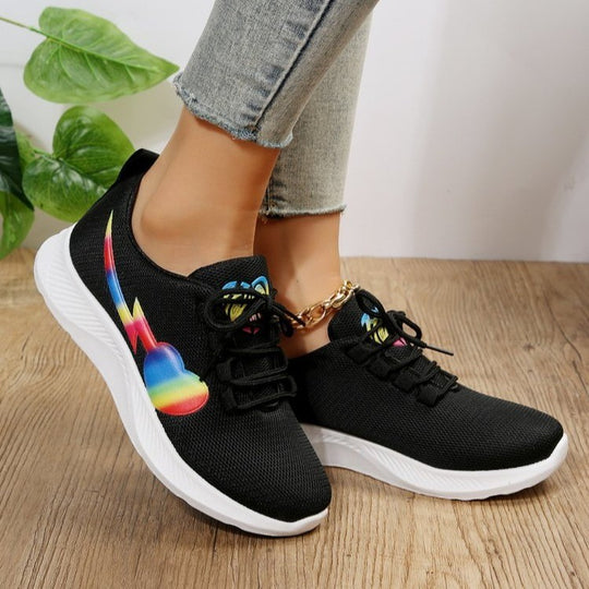 Damen Sportliche Lauf-Sneaker mit auffälligem Design EB