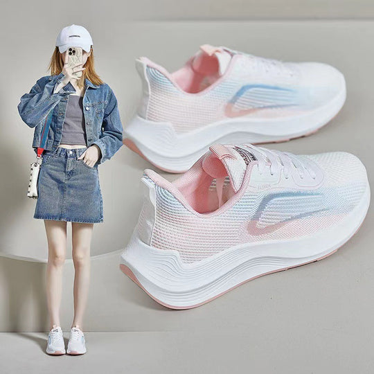 Damen Leichte Lauf- und Freizeitschuhe mit atmungsaktivem Obermaterial und Flexibilität EB