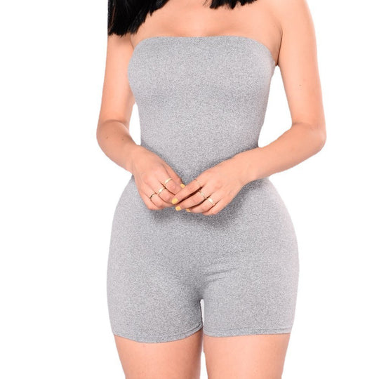Damen Tiermuster Bodycon Overall EB