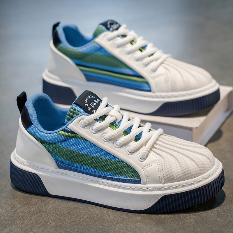Damen komfortable Sneakers mit atmungsaktiver Mesh-Oberfläche und rutschfester Sohle EB