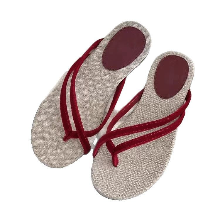 Damen Zehentrenner-Sandalen mit stylishen Riemchen und komfortabler Fußbettgestaltung EB