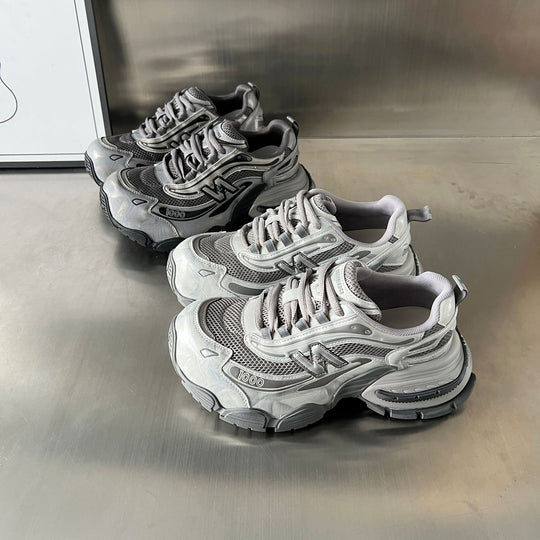 Damen Sportliche Laufschuhe mit atmungsaktiver Mesh-Oberfläche und dämpfender Sohle EB